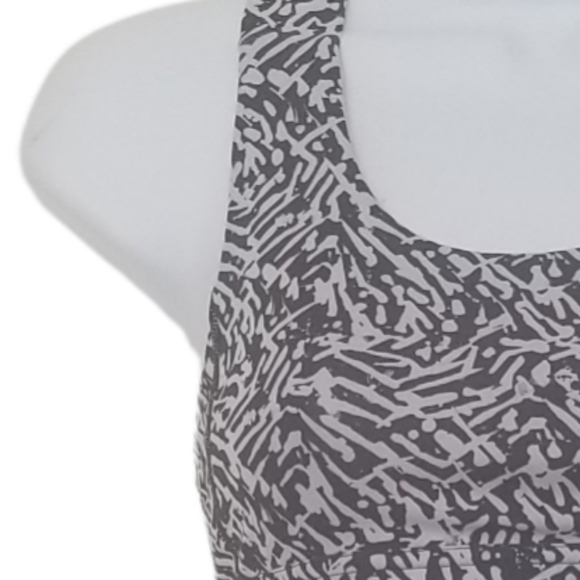Lululemon Splatter Print Halter Swim Top/ Sports Bra. - Picture 4 of 5